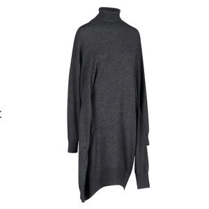 NWT Isabel Marant Roll Neck Knot Detailed Mini Dress
size 40 color Black